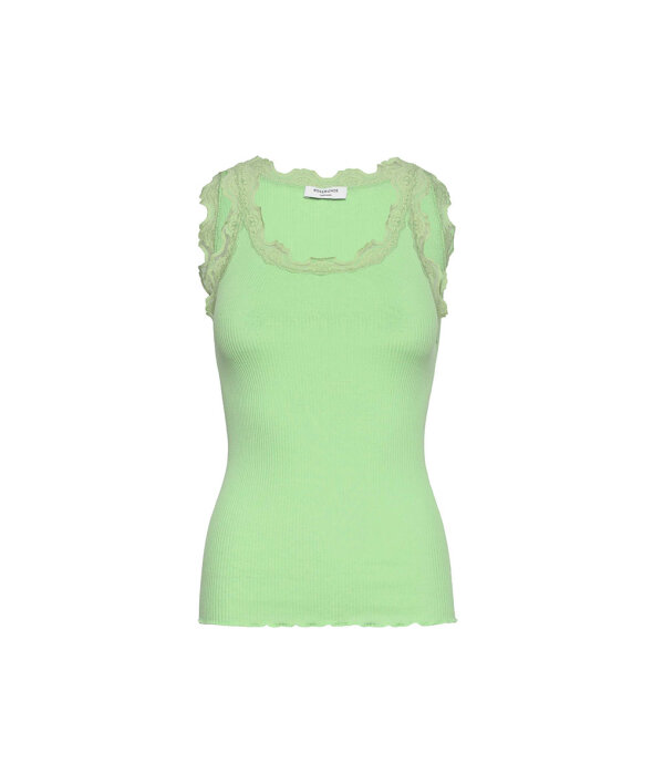 Rosemunde - Silk Top Regular W/Vintage Lace