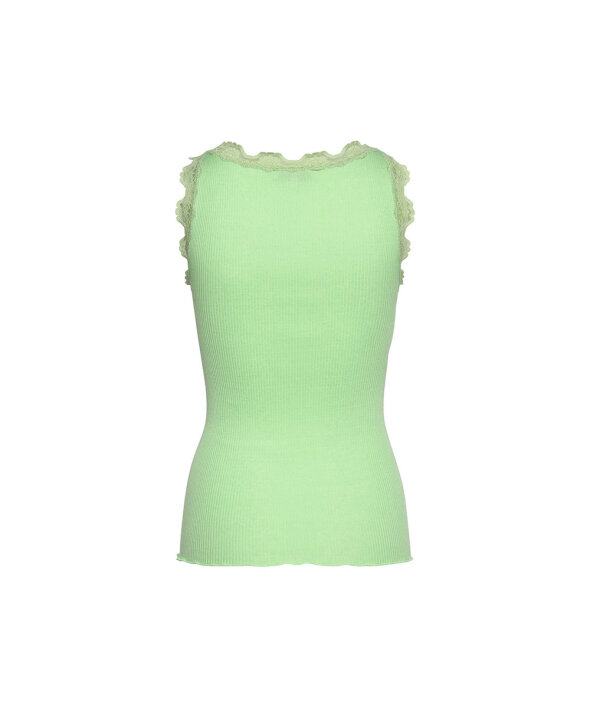 Rosemunde - Silk Top Regular W/Vintage Lace