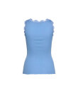 Rosemunde - Silk Top Regular W/Vintage Lace
