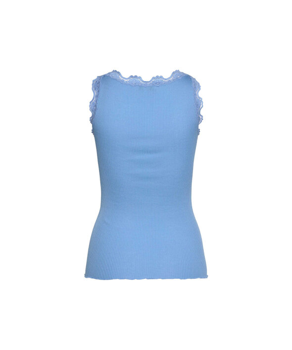 Rosemunde - Silk Top Regular W/Vintage Lace