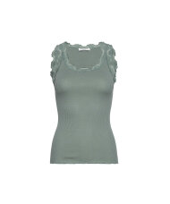 Rosemunde - Silk Top Regular W/Vintage Lace