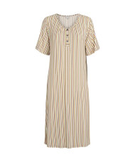 Lady Avenue - Bambus Homewear Long Nightdress, Short-sleeve