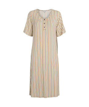 Lady Avenue - Bambus Homewear Long Nightdress, Short-sleeve
