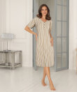 Lady Avenue - Bambus Homewear Long Nightdress, Short-sleeve