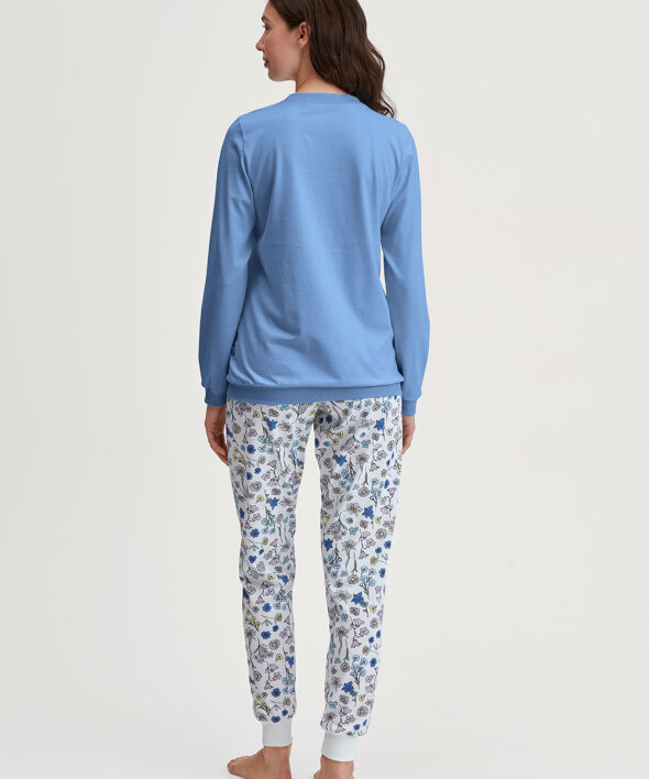 Calida - Flower Nights Pyjamas with cuff