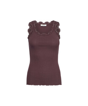 Rosemunde - Babette Silk Top w/lace