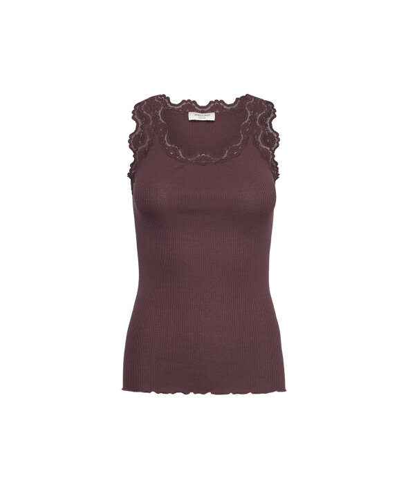 Rosemunde - Babette Silk Top w/lace
