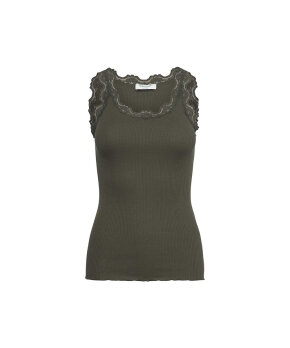 Rosemunde - Babette Silk Top w/lace