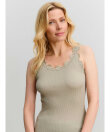 Rosemunde - Babette Top Regular W/Vintage Lace
