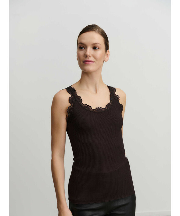 Rosemunde - Babette Top Regular W/Vintage Lace