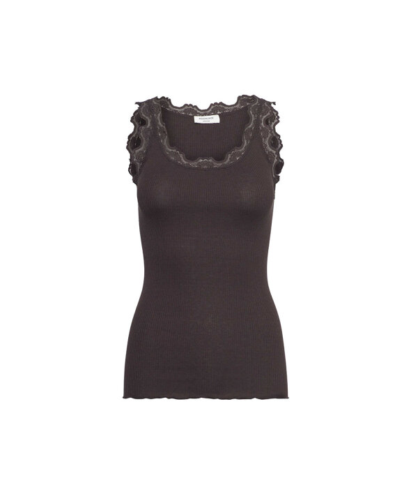 Rosemunde - Babette Silk Top w/lace