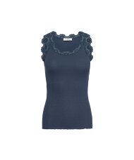 Rosemunde - Babette Silk Top w/lace