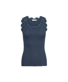 Rosemunde - Babette Silk Top w/lace