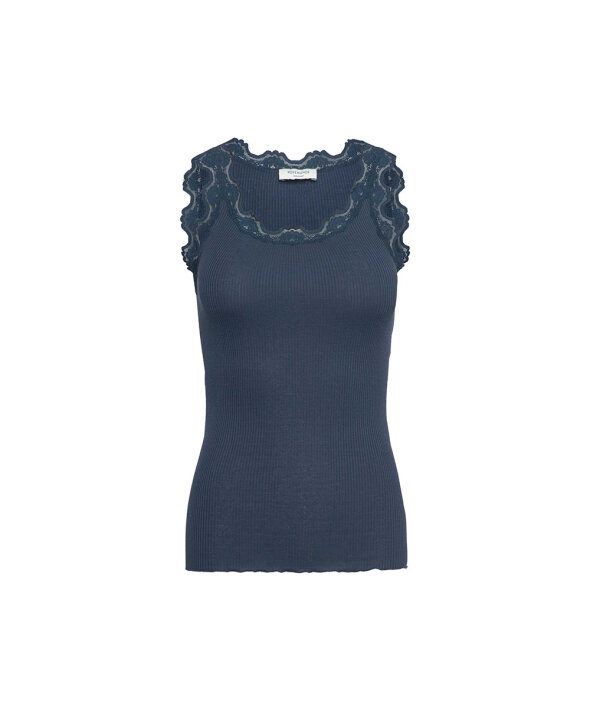 Rosemunde - Babette Silk Top w/lace