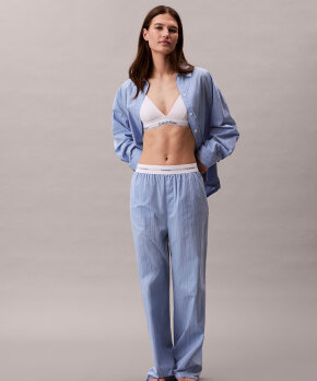 Calvin Klein - Cotton Poplin Logo Wb Poplin Pant