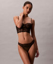Calvin Klein - Ck Black Floral Lace Thong