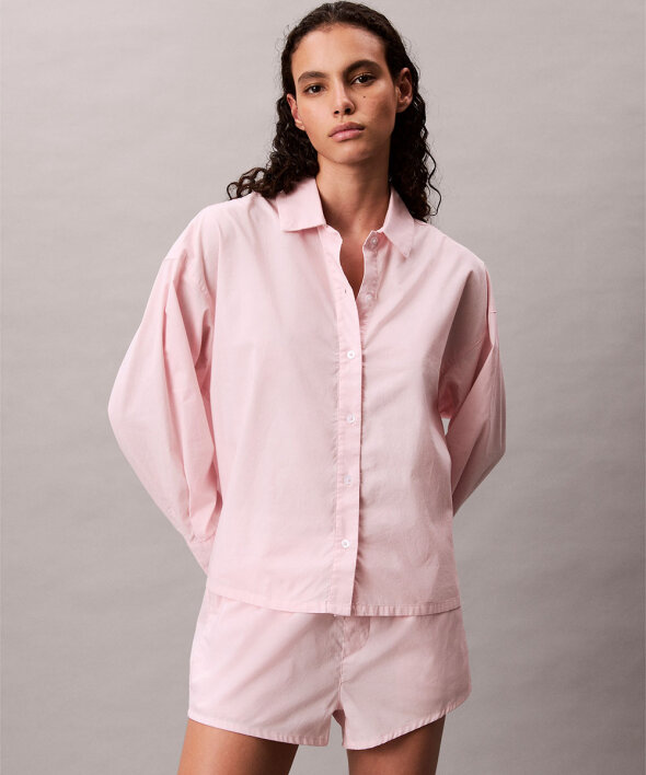 Calvin Klein - Cotton Poplin Logo Wb Poplin Short