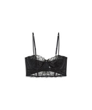 Calvin Klein - Ck Black Floral Lace Unlined Balconette