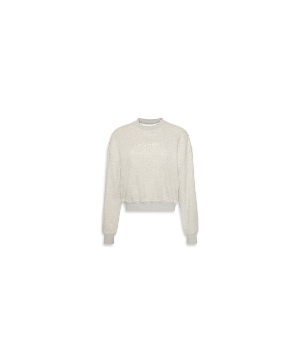 Calvin Klein - Cotton Blend Terry Po Sweatshirt