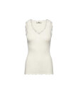 Rosemunde - Balta Modal SL V-Neck Top