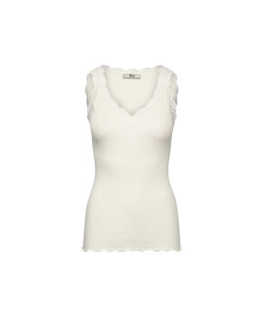 Rosemunde - Balta Modal SL V-Neck Top