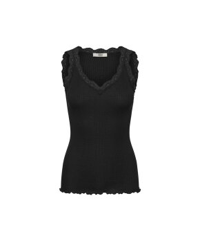 Rosemunde - Balta Modal SL V-Neck Top