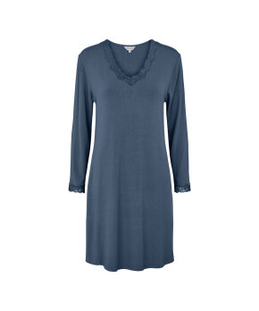Lady Avenue - Bamboo long sleeve nightdress with l
