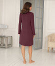 Lady Avenue - Bamboo long sleeve nightdress with l