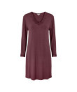 Lady Avenue - Bamboo long sleeve nightdress with l