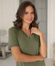 Lady Avenue - Bamboo short sleeve nightdress with