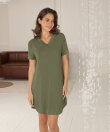 Lady Avenue - Bamboo short sleeve nightdress with