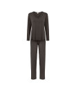 Lady Avenue - Bamboo long sleeve pyjamas with lace