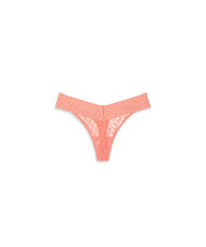 Calvin Klein - Logo Lace Trim Low Rise Thong