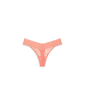 Calvin Klein - Logo Lace Trim Low Rise Thong