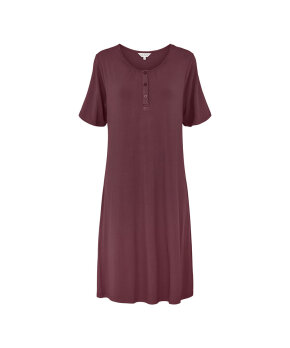 Lady Avenue - Bamboo Long nightdress, short sleeve