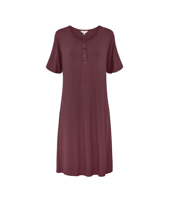 Lady Avenue - Bamboo Long nightdress, short sleeve