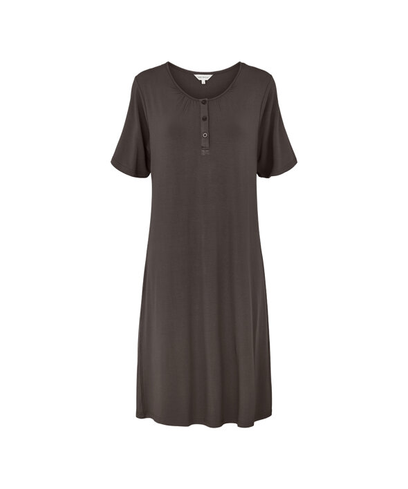 Lady Avenue - Bamboo Long nightdress, short sleeve