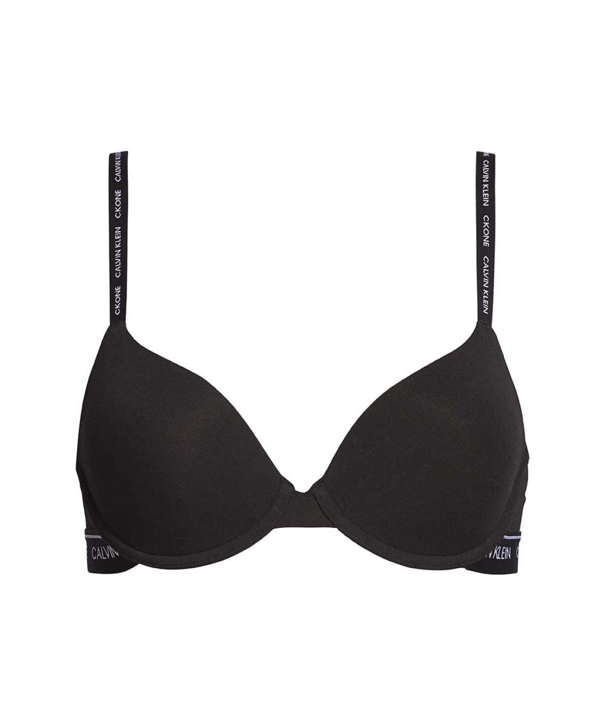 Calvin Klein Lingeri Ck One Cotton DemiPlunge Bras Wunderwear Sort