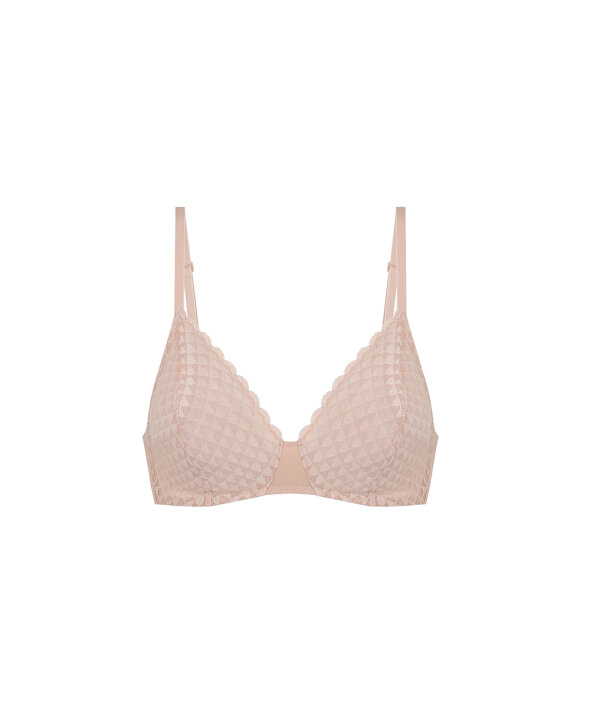 Simone Pérèle - Lingeri - Subtile Soft Cup Triangle Bra - Wunderwear - Rød/  lyserød