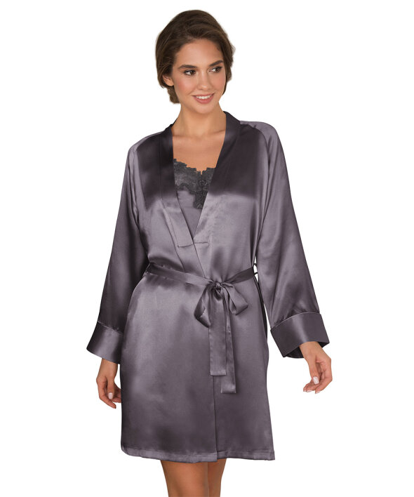 Lady Avenue - LA - Silk Woven Short Kimono