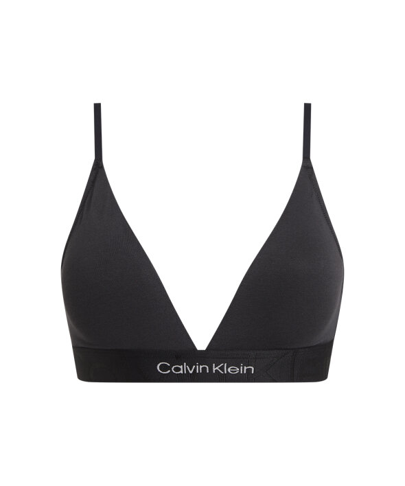 Cirkel fætter skildring Wunderwear - Embossed Icon Cotton Triangle Bras - Bralette fra Calvin Klein