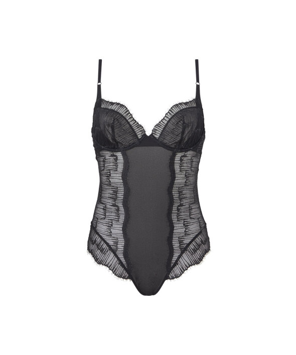 Calvin Klein - Ck Black Linear Lace Bodysuit