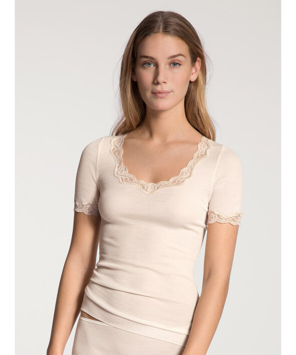 Calida - Richesse Lace Top Short-Sleeve