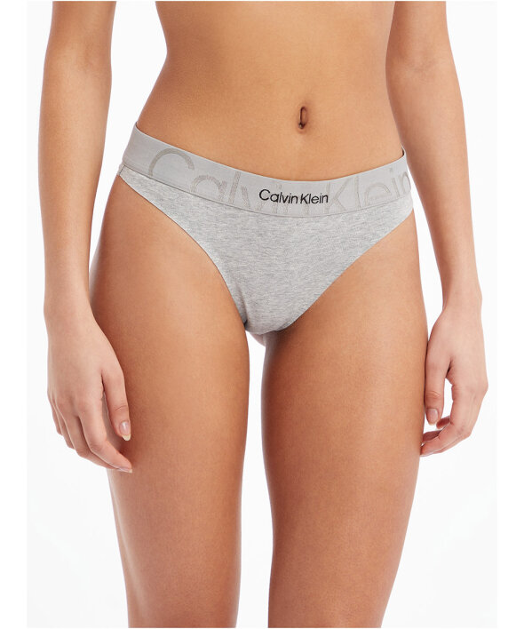 Calvin Klein - Embossed Icon Cotton Thongs