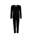 Lady Avenue - Bamboo long sleeve pyjamas with lace