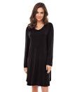 Lady Avenue - Bamboo long sleeve nightdress with l