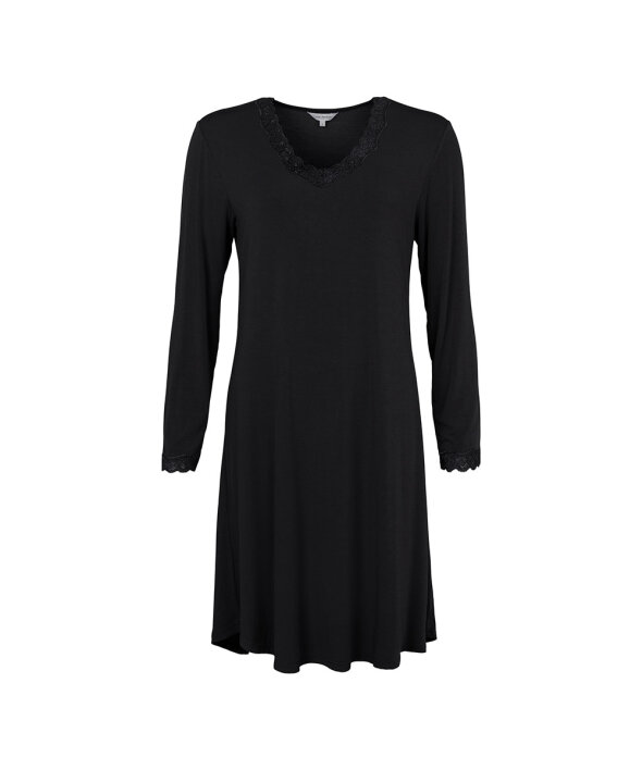 Lady Avenue - Bamboo long sleeve nightdress with l