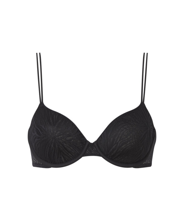 Calvin Klein - Sheer Marquisette Lace Demi-Plunge Bras