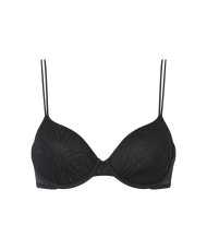 Calvin Klein - Sheer Marquisette Lace Demi-Plunge Bras