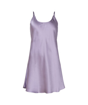 Lady Avenue - Silk Woven Slip With Round Neck